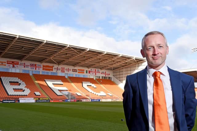 Neil Critchley making himself at home at Bloomfield Road a year ago