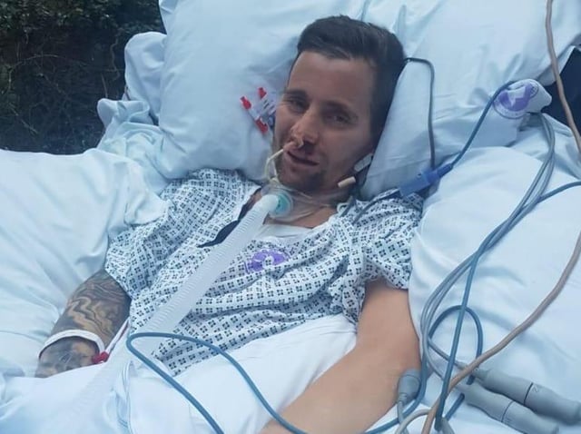 He dropped to seven stone fighting the infection