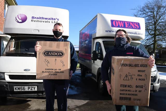 Ben Braithwaite of Braithwaites Removals in Kirkham and Steve Owen of Owen's Removals in Blackpool are hoping for a stamp duty holiday extension in Wednesday's Budget