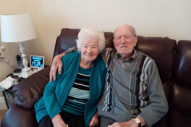 Ted and Brenda Foulkes are celebrating their 70th wedding anniversary today
