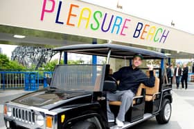 Robbie Williams at Blackpool Pleasure Beach