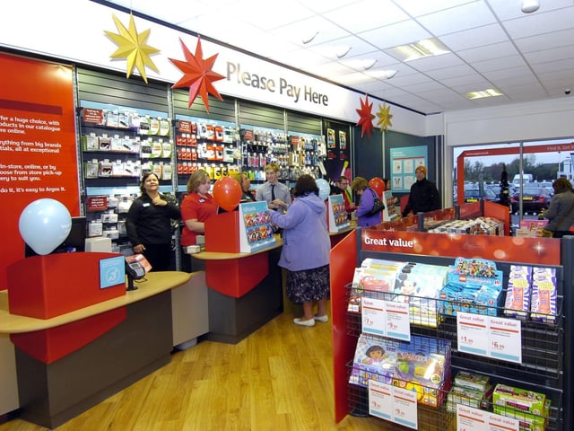 Inside the Blackpool Retail Park Argos on its opening day in October 2011