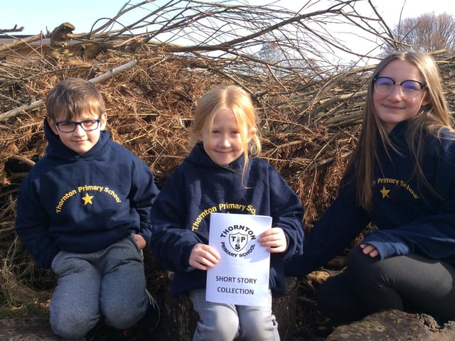 Pictured left to right: Harvey Mercer, Emelia-Rae Swettenham and Grace Brocklehurst