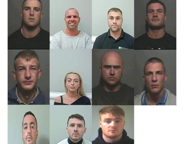 From left to right, top to bottom: Anthony Gill, Blu Leahy, Bradley McSpirit, Daryl Wellings, Declan Morgan, Jessica Lang, John Casey, Joseph Murphy, Scott Le Drew, Steven Miller, Bradley Gill