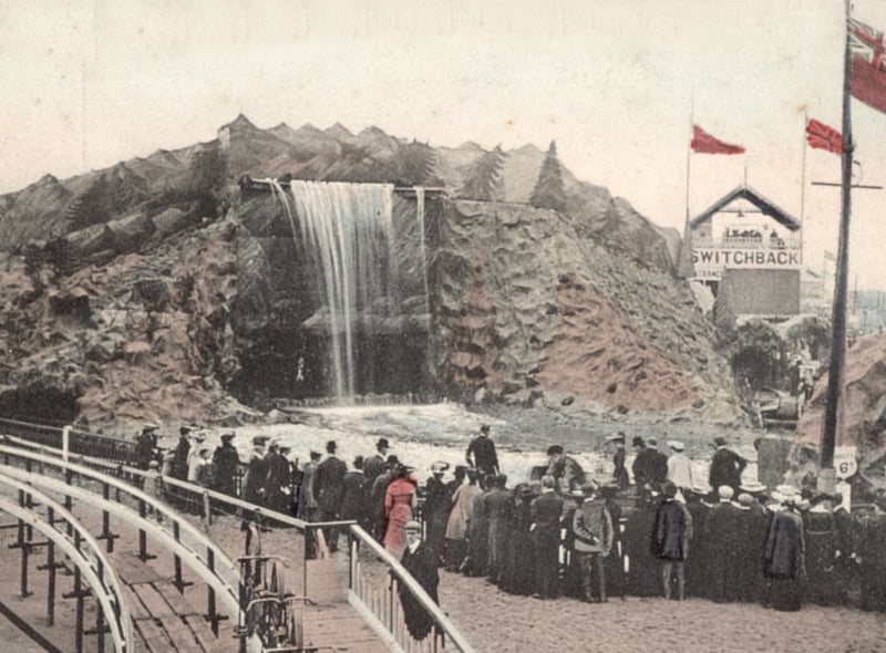 This water feature graced the original River Caves of the World in 1905, alongside the Bicycle Railway