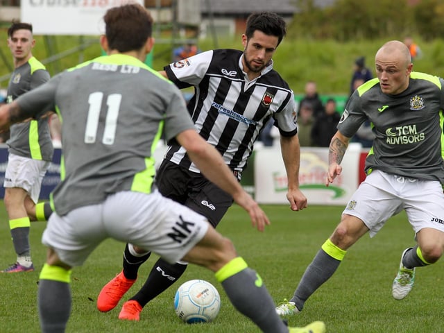 Paul Jarvis in action for Chorley FC