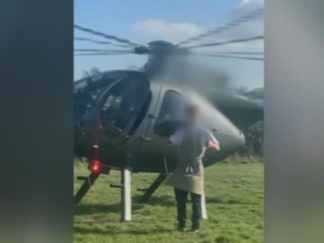 A still from the video posted on Instagram by Chipping Farm Shop