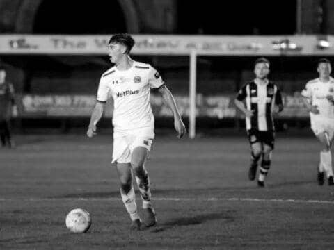 Luke Bennett playing for AFC Fylde
Picture: AFC Fylde