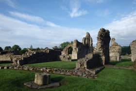 Sawley Abbey, the ruins of the Cistercian abbey close to the River Ribble near Clitheroe ( photo:  © Forest of Bowland AONB)