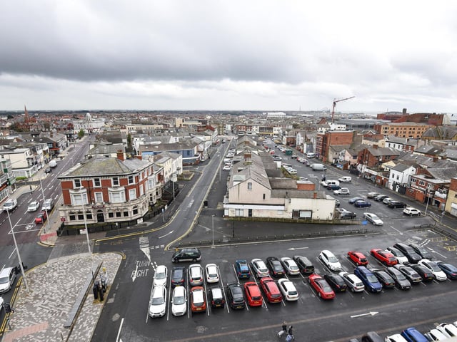 View of the development area
