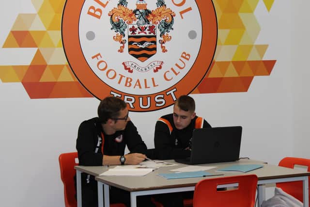 Blackpool FC Community Trurst has emphasised its commitment to education