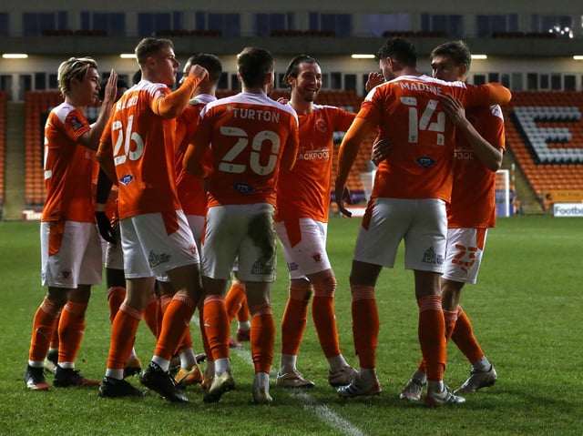 Blackpool go into tomorrow looking to continue their fine form