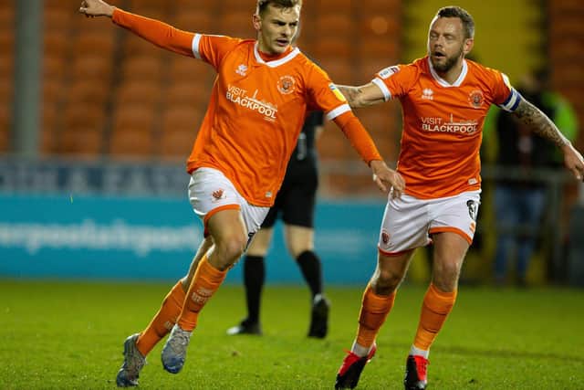 Kiernan Dewsbury-Hall scored Blackpool's last goal of the 2019/20 season, three days before it was suspended and eventually curtailed