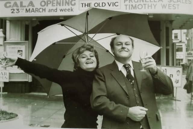 Prunella Scales and Timothy West at the re-opening of The Grand Theatre in Blackpool. Picture: John Lomas