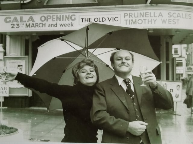 Prunella Scales and Timothy West at the re-opening of The Grand Theatre in Blackpool. Picture: John Lomas