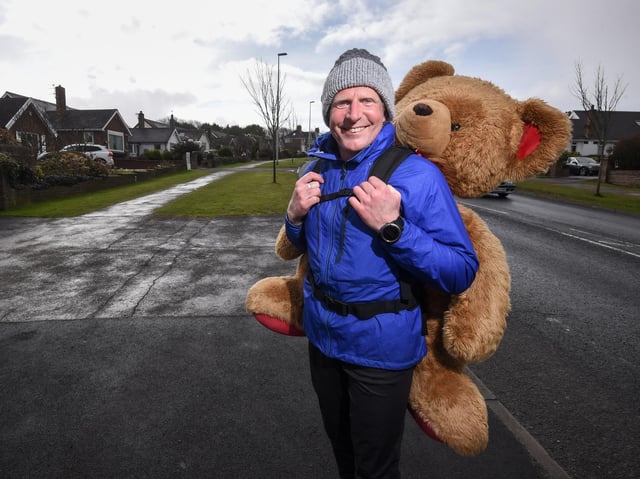 Fundraising champion Paul Howlett is raising money for young carers. Photo: Daniel Martino/JPI Media