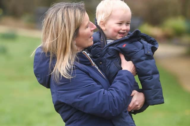 Jane Schofield and her son Jude have been taking part in CAFOD's "Walk for Water" campaign with members of their parish at St John's Catholic Church in Poulton. Photo: Daniel Martino/JPI Media