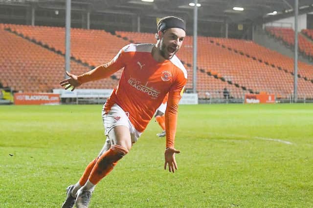 Luke Garbutt's strike was his first goal for the club