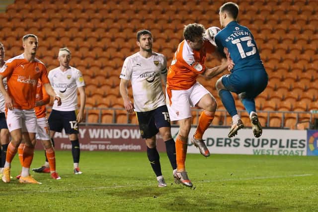 Blackpool and Oxford United drew earlier in the season