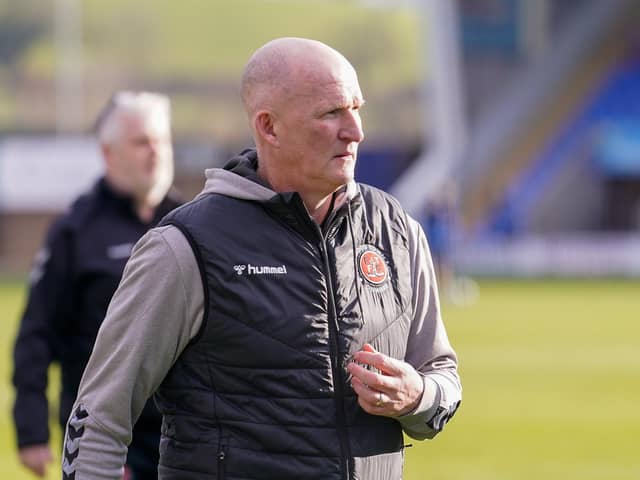 Fleetwood Town head coach Simon Grayson Picture: David Horn/PRiME Media Images Limited