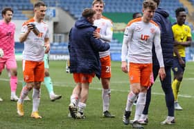 Blackpool's players won at Oxford United on Saturday