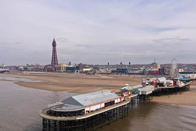 The body of a man who was found on the beach in Blackpool has been formally identified.