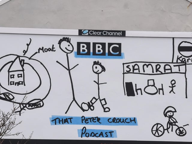 Mystery billboard posted in South Shore, Blackpool