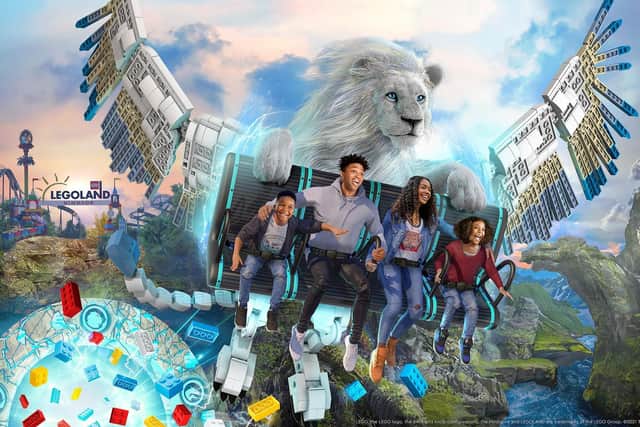 The flying theatre due to open at Legoland