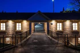 The newly revamped Mount lodge and entrance to the gardens at Fleetwood