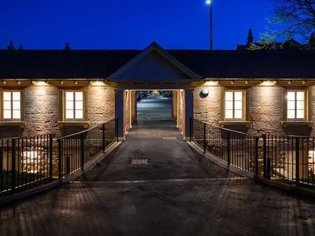 The newly revamped Mount lodge and entrance to the gardens at Fleetwood