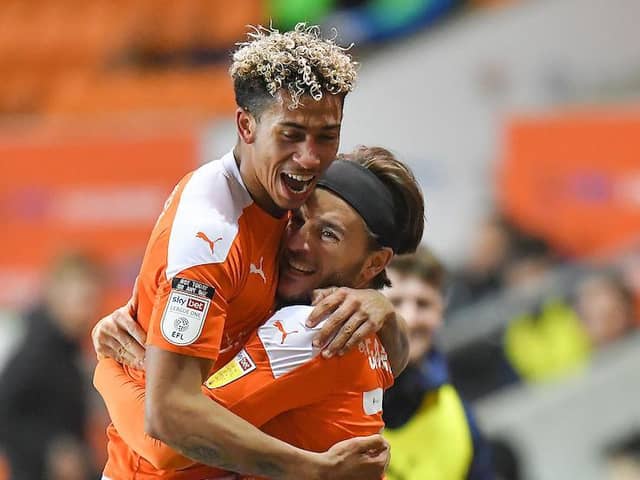 Jordan Gabriel and Luke Garbutt delight in Blackpool's big victory