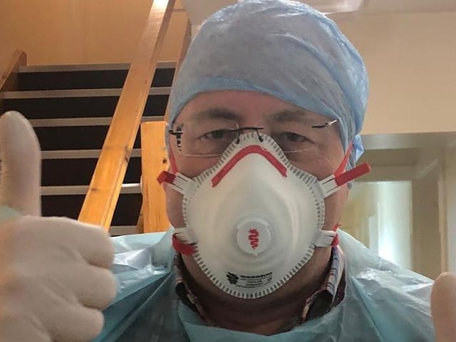 Dr. Mark Turner has been doing home visits during the pandemic