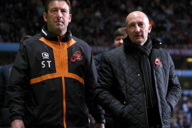 Ian Holloway and Steve Thompson were preparing to implement a club-wide playing style