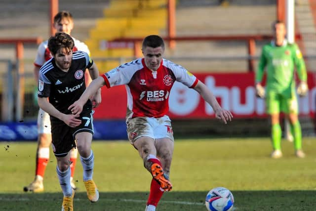 Fleetwood Town midfielder Jordan Rossiter Picture: Stephen Buckley/PRiME Media Images Limited