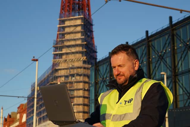 The installation of Blackpool's fast fibre  broadband network has been carried out by Lancaster based firm The Network People