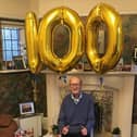 Ron Pickup celebrates his 100th birthday