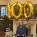 Ron Pickup celebrates his 100th birthday
