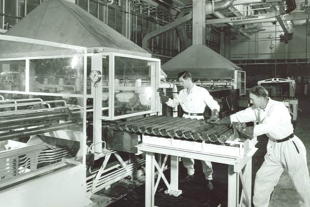 Magnox fuel production in the 1950s