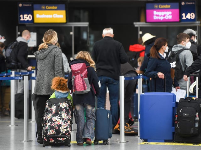 Under the new coronavirus regulations coming into force on Monday, people leaving England without a valid reason could face a £5,000 fine