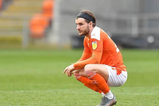 Luke Garbutt can't hide his disappointment at the full-time whistle