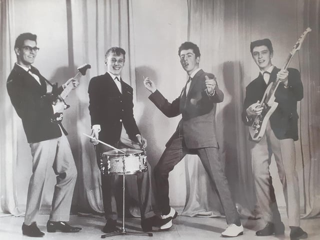 The Trespassers, Alan Wright is pictured at the left