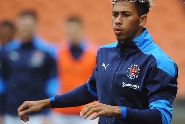 Gabriel has made 25 appearances on loan with Blackpool this season