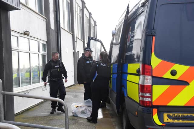 Police raid The President Hotel, Blackpool and find the hotel had been converted into a Cannabis farm run by an East European gang , who had been seen in possesion of Machetes