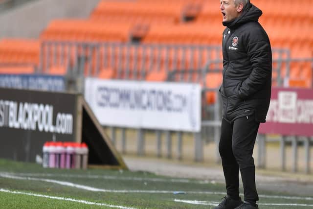 Neil Critchley saw his Blackpool side drop six points to late equalisers in home games last month