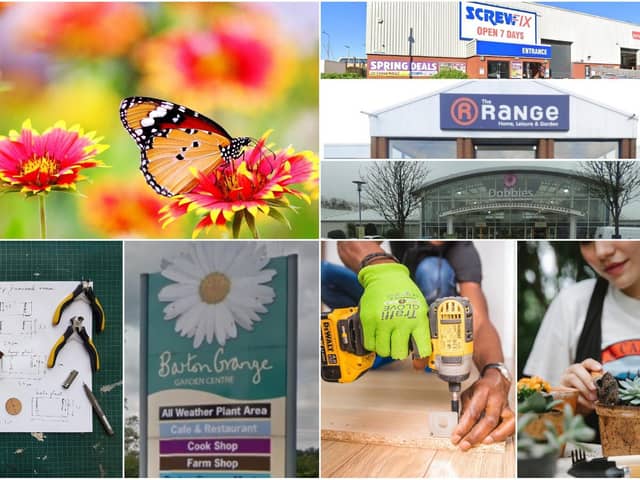 Whatever your project plans these garden centres and DIY stores can help.