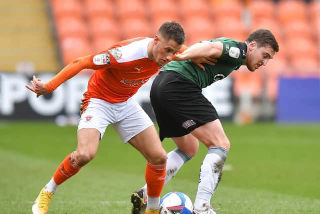 Blackpool head into today's game on the back of a draw with Plymouth Argyle