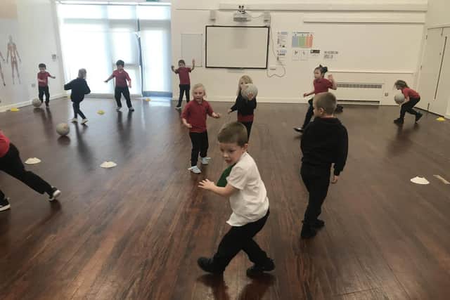 Blackpool FC Community Trust has supported schools with PE and physical activity sessions