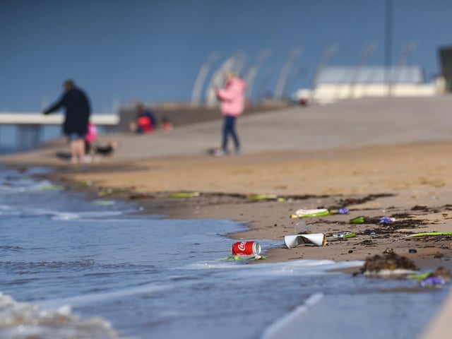 Resort residents are being reminded to keep it clean by local councils ahead of the sunny weather forecast for this bank holiday weekend. Photo: Daniel Martino/JPI Media