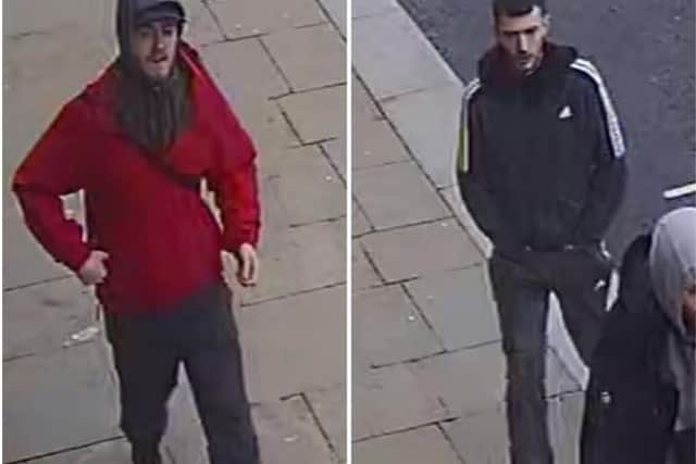 Police have appealed for information to find these men