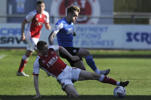 Jordan Rossiter recently signed a new contract with Fleetwood Town Picture: Greig Bertram/PRiME Media Images Limited